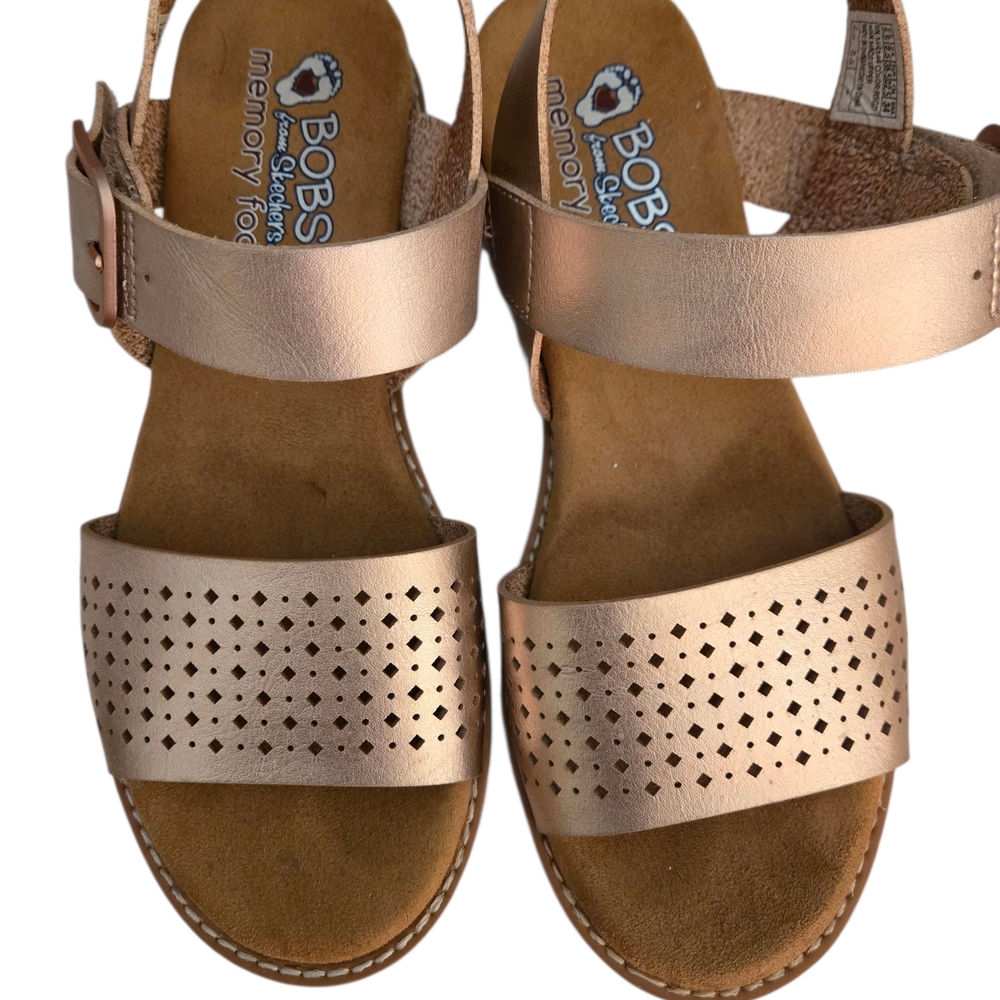 BOBS by Skechers Rose Gold Sandals